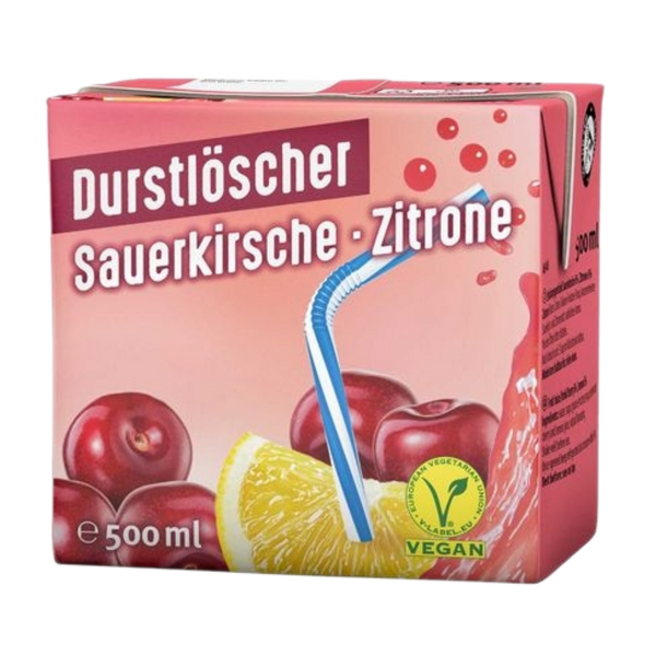Durstlöscher Sauerkirsche-Zitrone 500ml