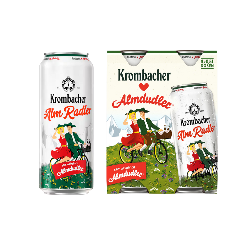 krombacher klapprad Krombacher Alm Radler 4 x 0.5l MHD: 12.06.26