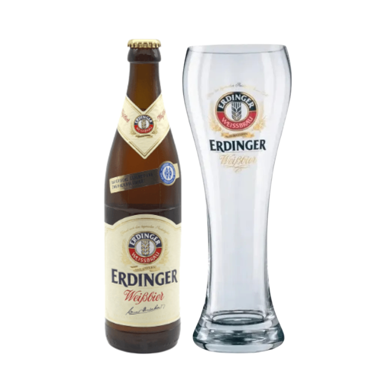 Erdinger Weissbier 20 x 0,5l 2 Kisten + 6 Gläser Gratis