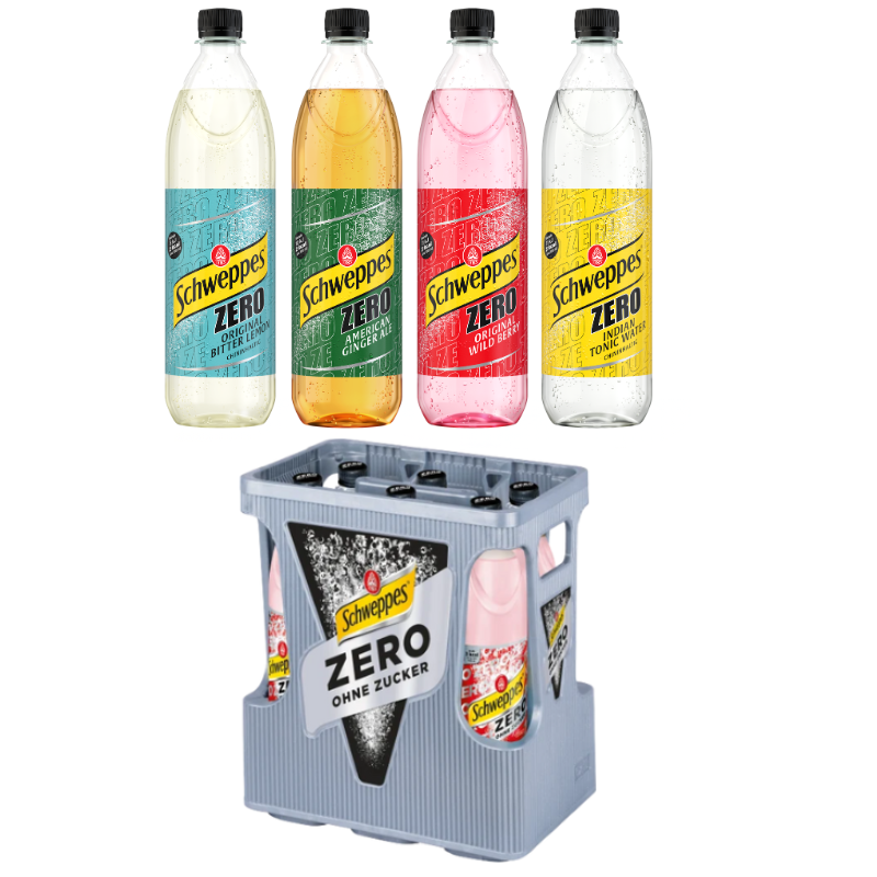 Schweppes Zero Mischkiste 6 x 1l