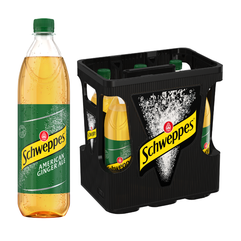 Schweppes Ginger Ale 6 x 1l