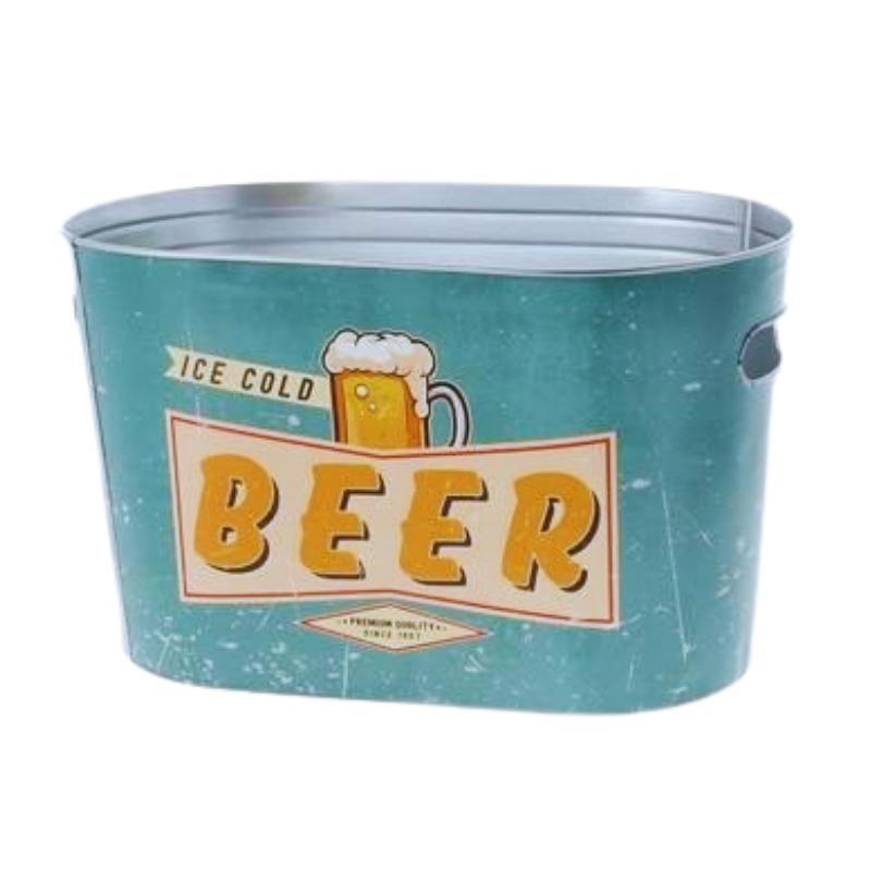 Bierkühler-Eimer Blau