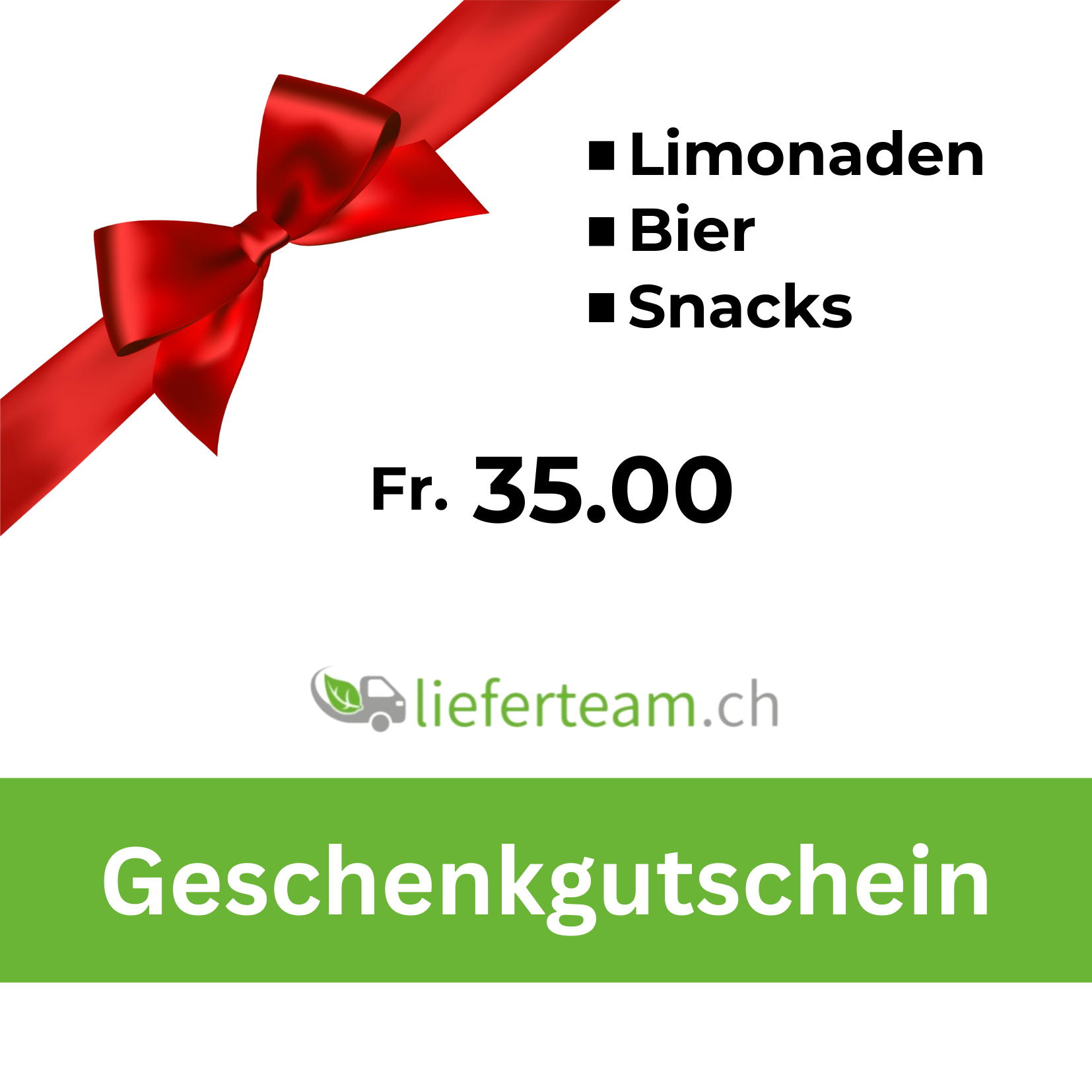 Geschenkgutschein - Fr.35.00