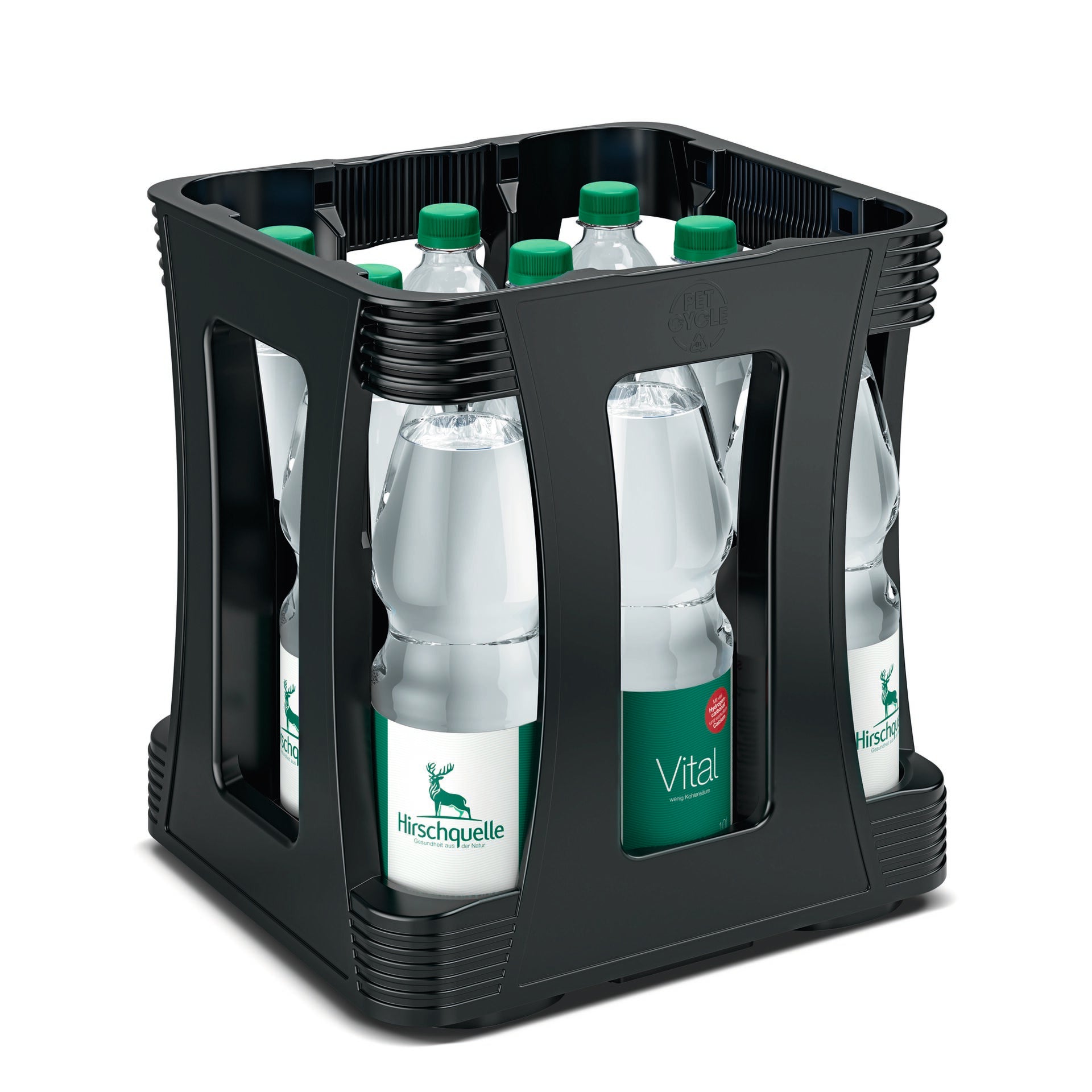 Hirschquelle Vital 9 x 1l Pet