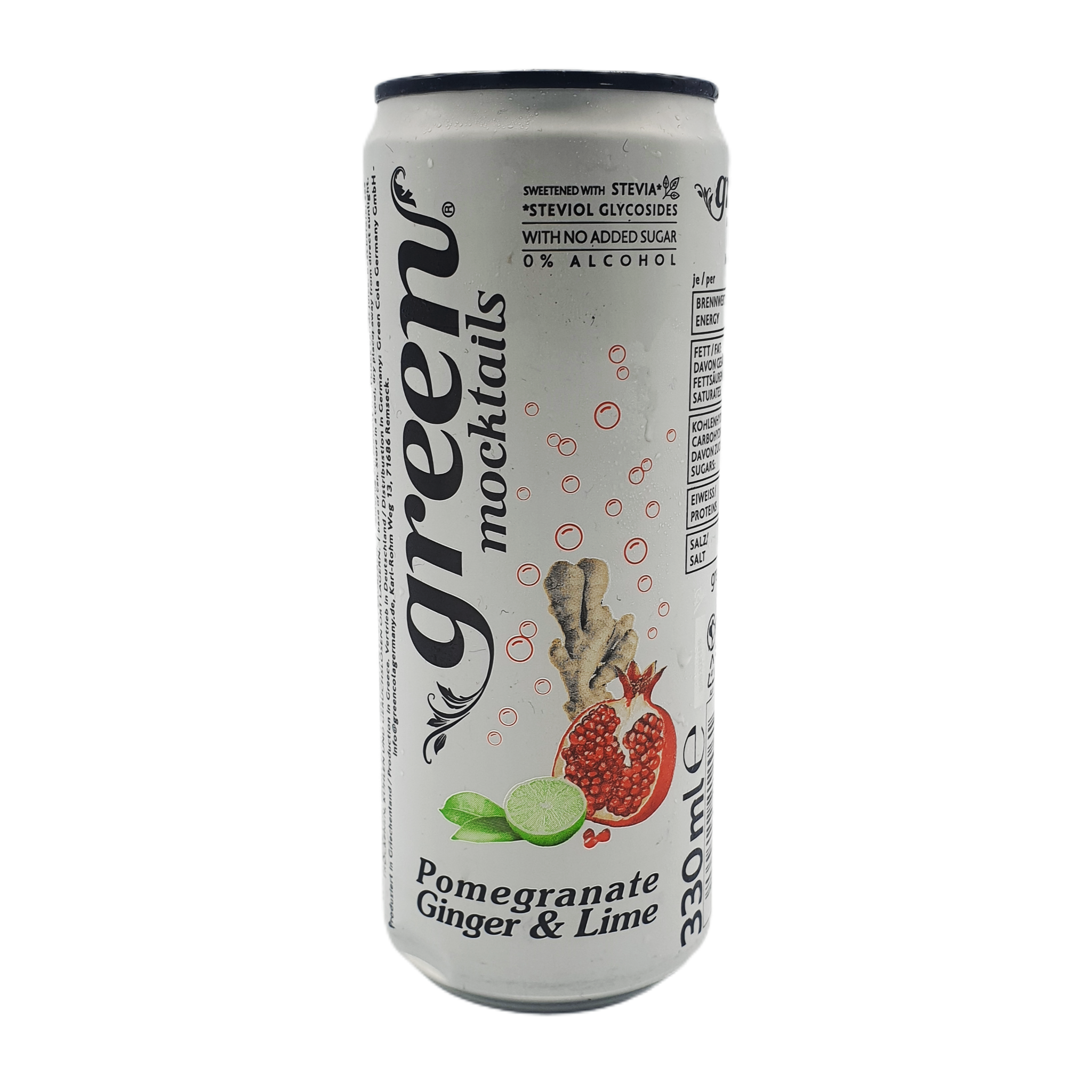 Green Mocktails Granatapfel, Ingwer & Limette 4 x 0.33l