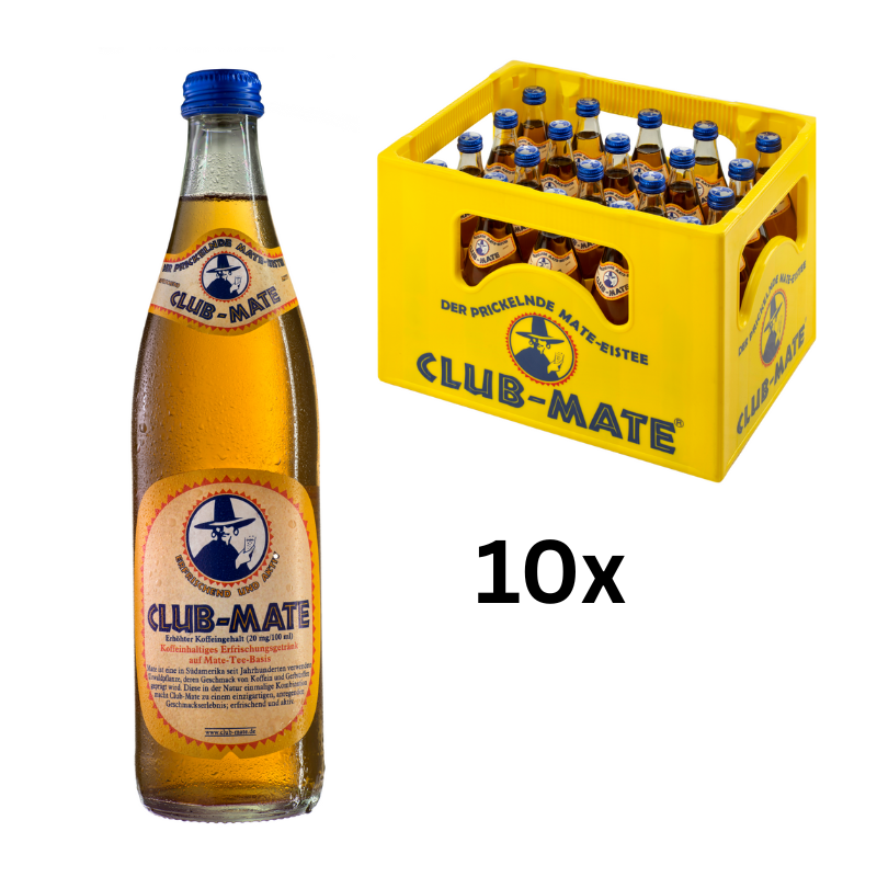 Club-Mate Original - 10 Kisten à 20 x 0.5l