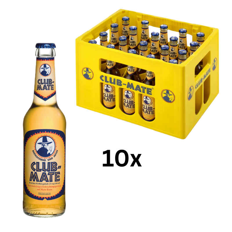 Club-Mate Original - 10 Kisten à 20 x 0.33l
