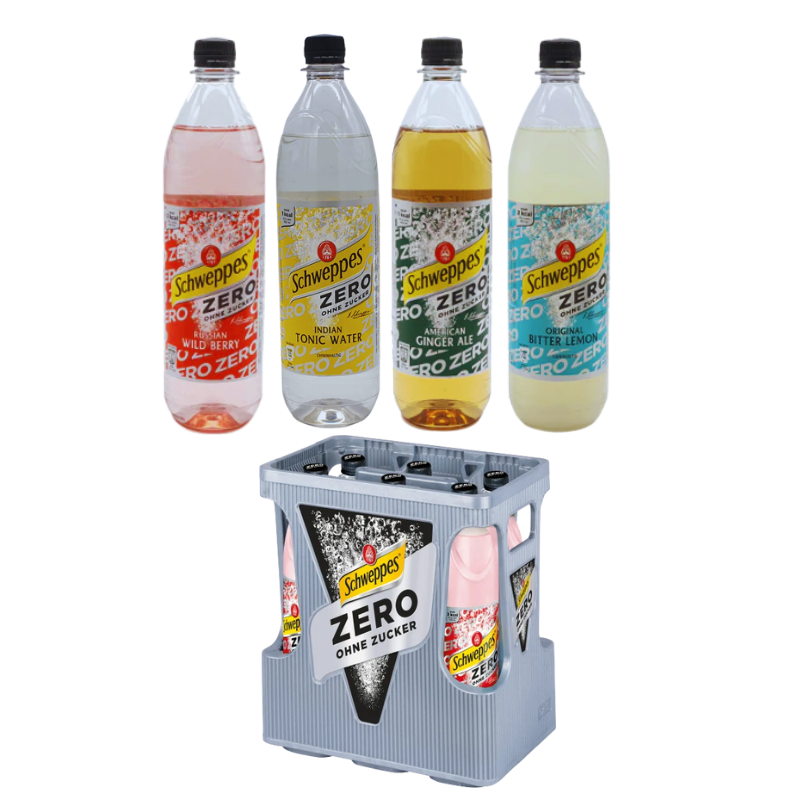 Schweppes Zero Mischkiste 6 x 1l