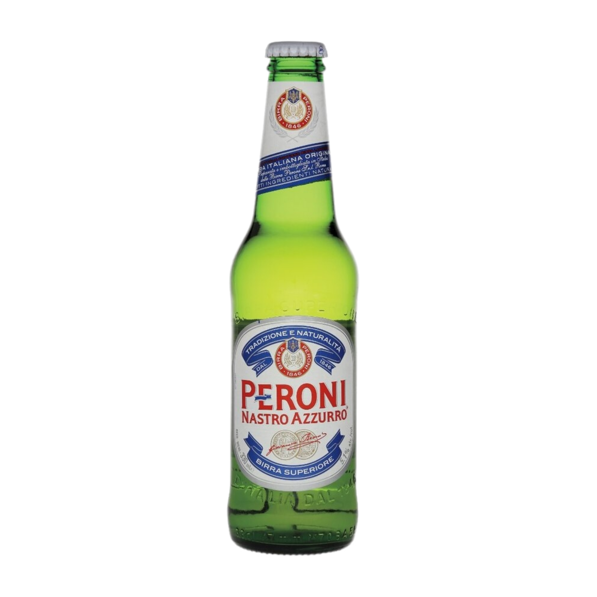 Peroni Nastro Azzurro Bier in 0.33l Flasche