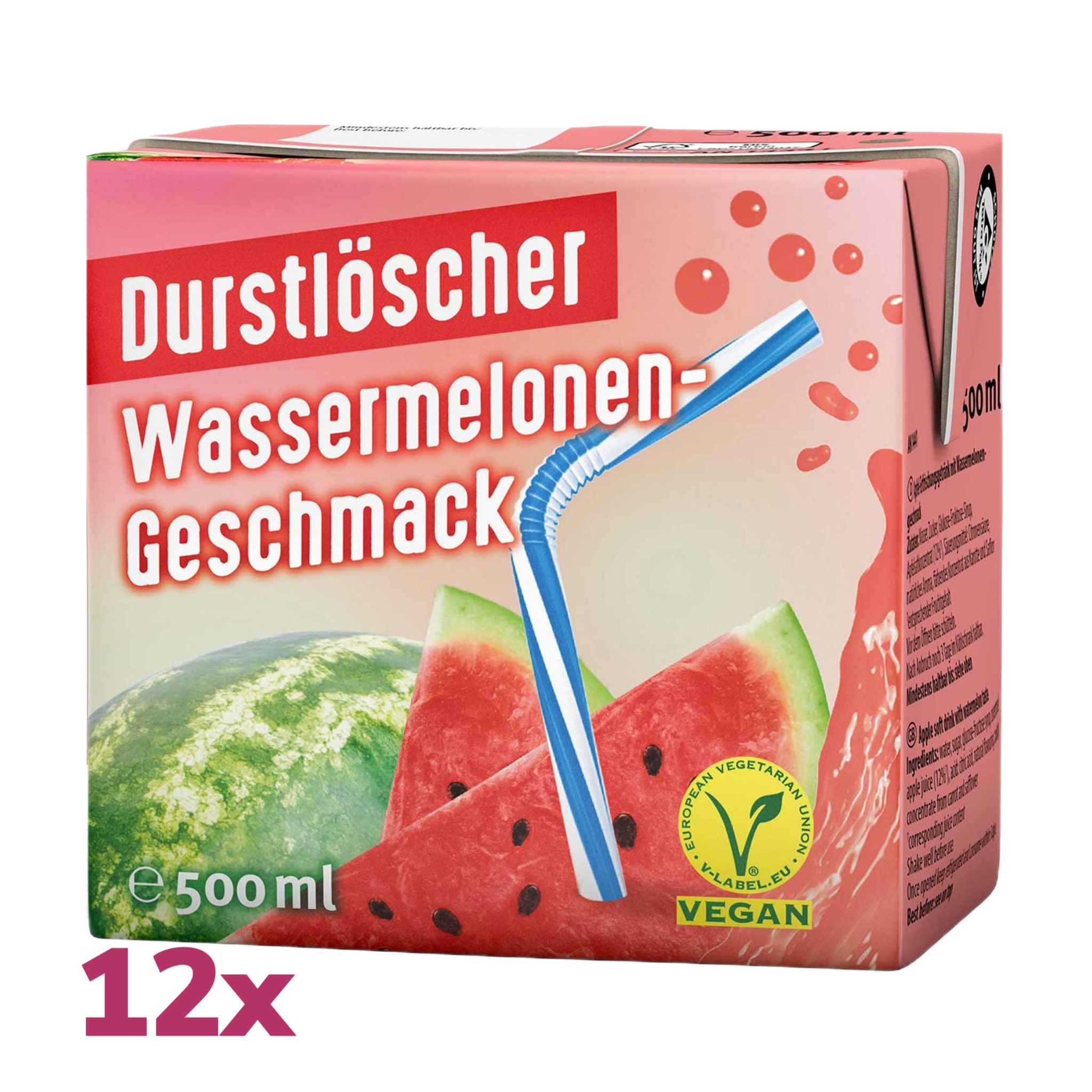 Durstlöscher Wassermelone 12 x 500ml