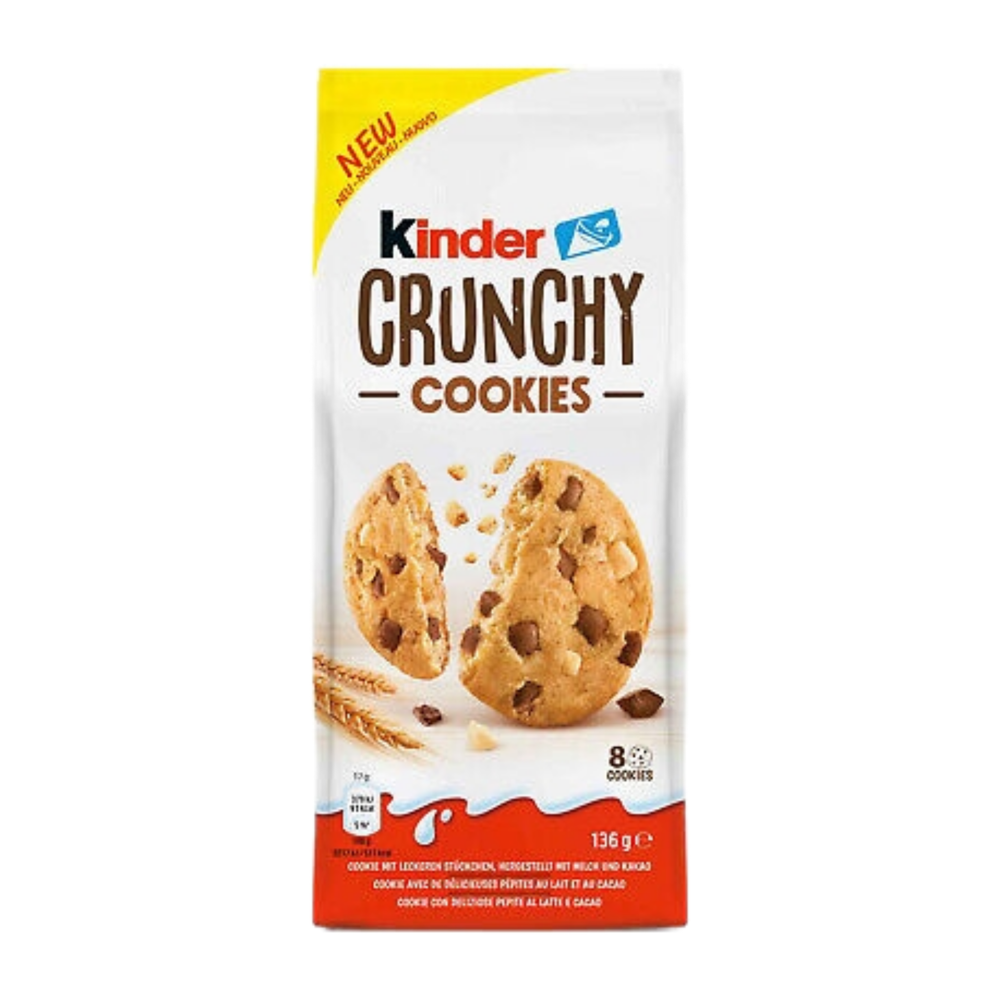 Kinder Crunchy Cookies 136g