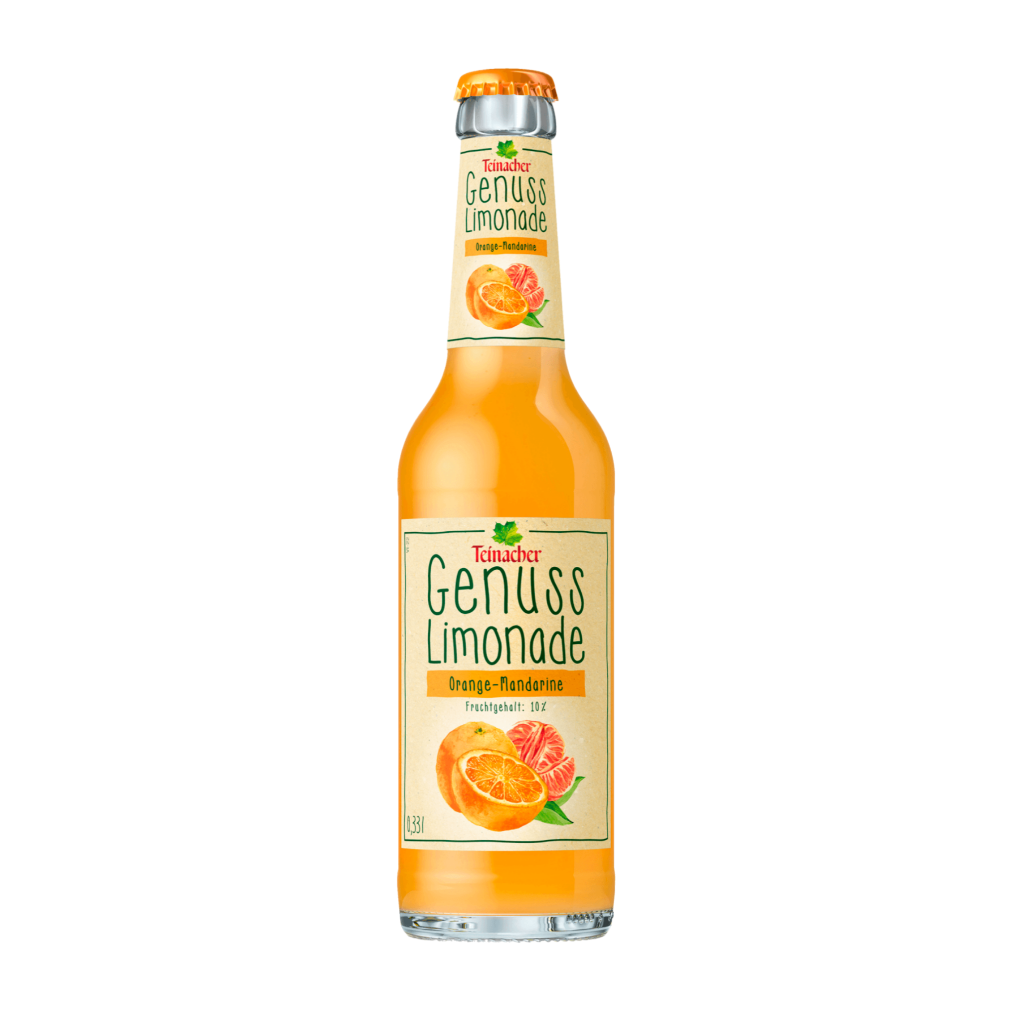 Teinacher Genuss Limonade Orange-Mandarine 12 x 0.33l