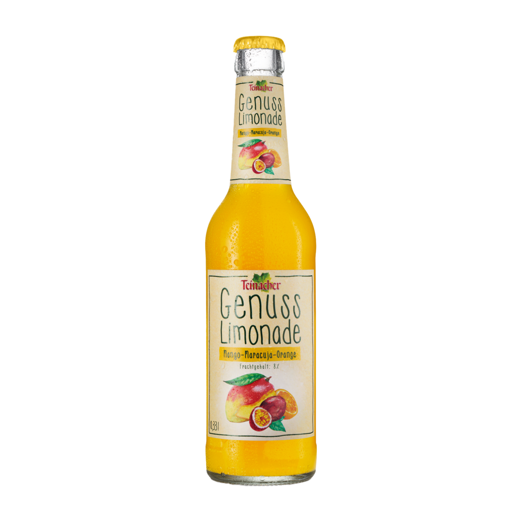 Teinacher Genuss Limonade Mango-Maracuja-Orange 12 x 0.33l