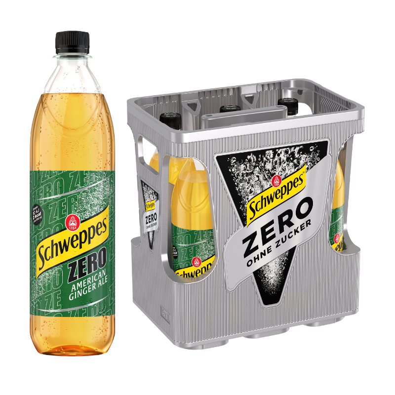 Schweppes Ginger Ale Zero 6 x 1l