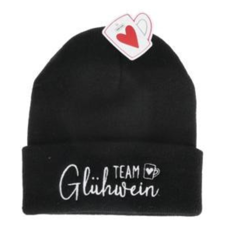 Mütze «Team Glühwein» Schwarz
