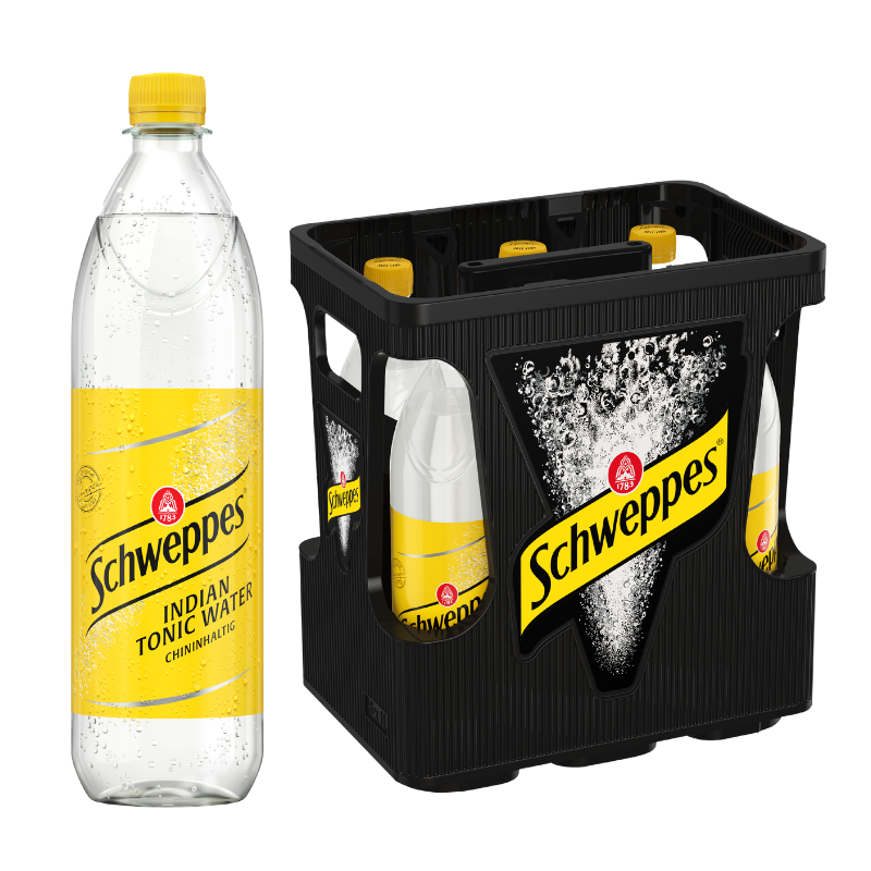 Schweppes Indian Tonic Water 6 x 1l