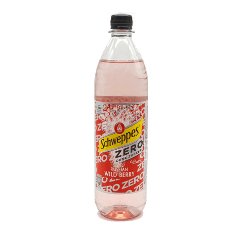 Schweppes Russian Wild Berry Zero, 12 x 1l Petflasche