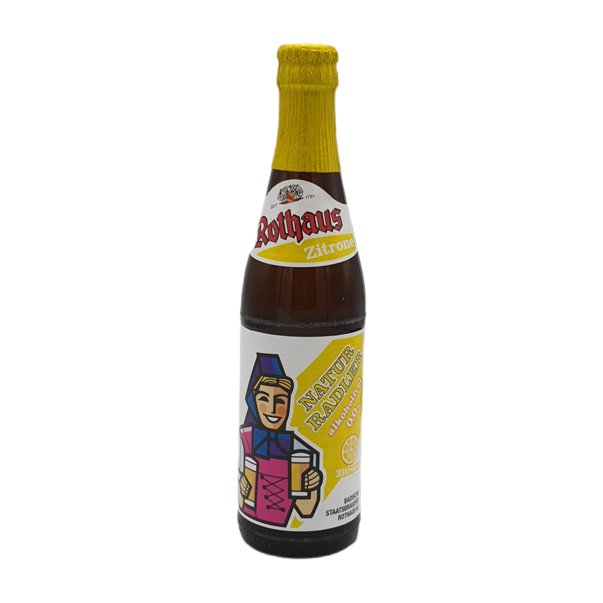 Rothaus Natur Radler Zitrone Alkoholfrei 0.0% 24 x 0,33l