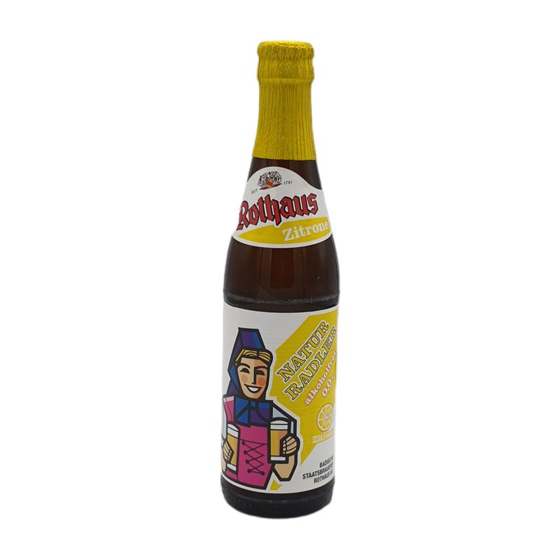 Rothaus Natur Radler Zitrone Alkoholfrei 0.0% 24 x 0,33l